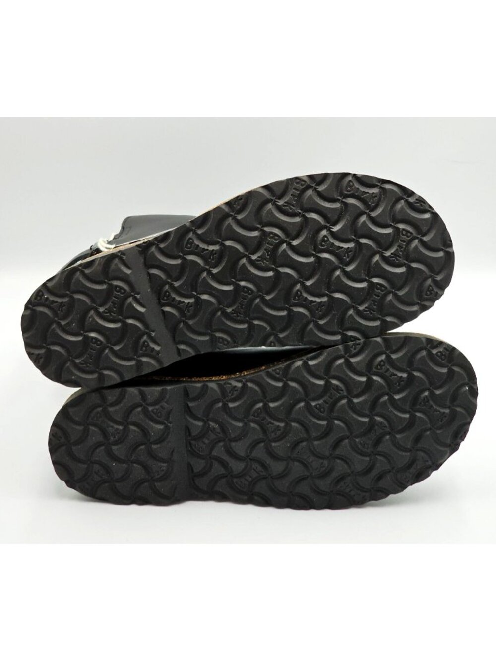 NWT Birkenstock Wo's Black Leather Uppsala Shearling Boots Sz 7.5 Men's 5 2742 - Picture 6 of 16